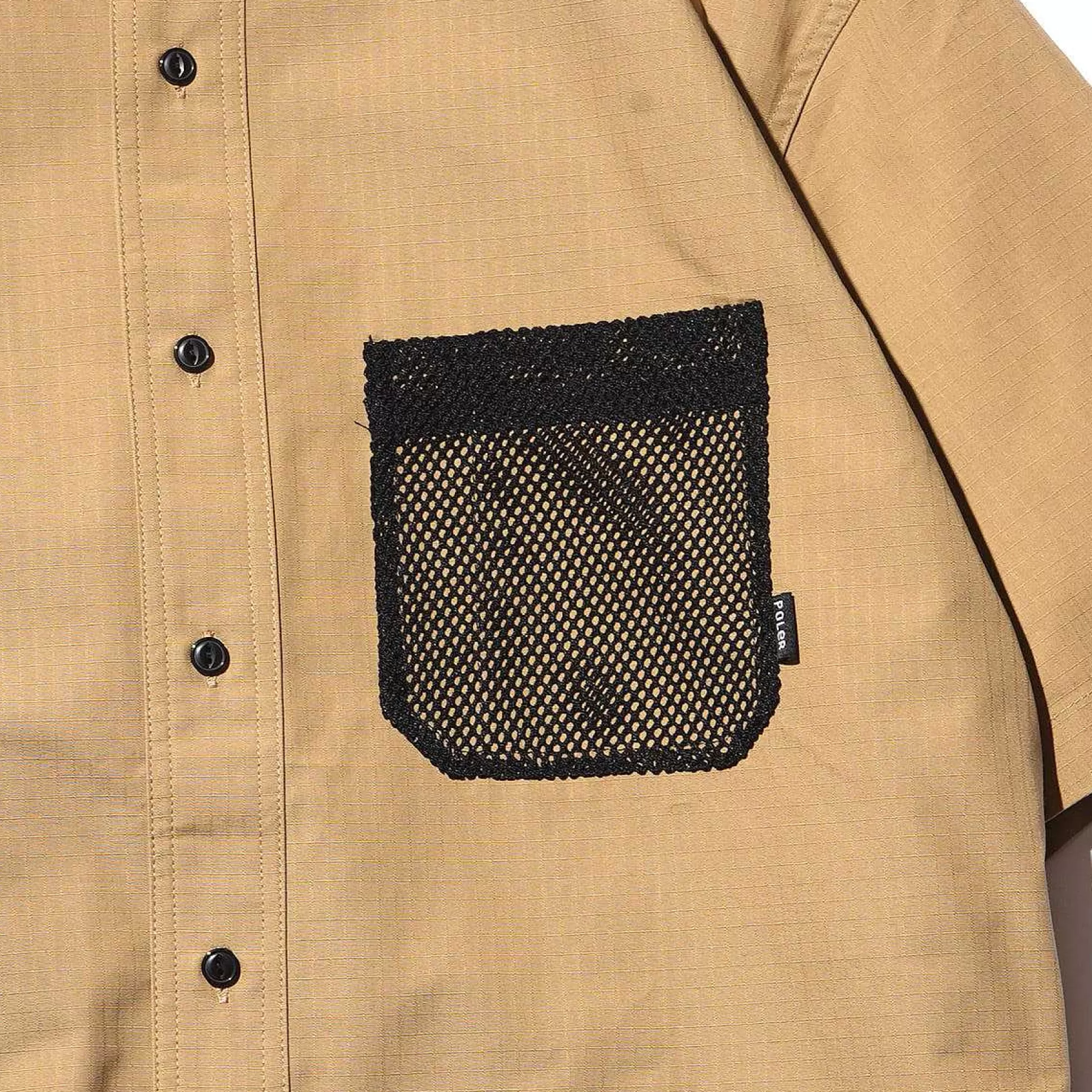 Store Camisa De Ajuste Relajado Ct Rip Con Multiples Bolsillos S/S Botones