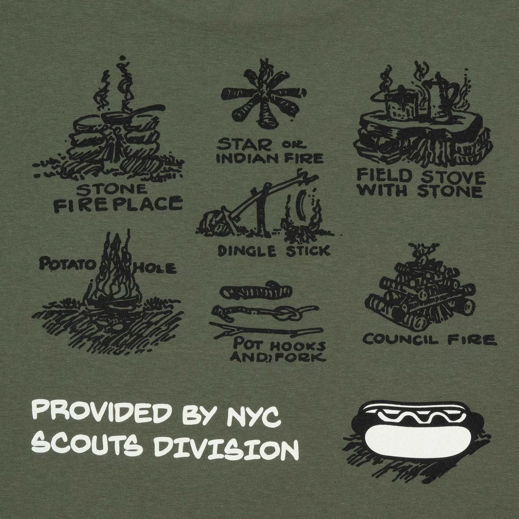 Store Camiseta De La Division De Exploradores Staple X Grapa X Poler
